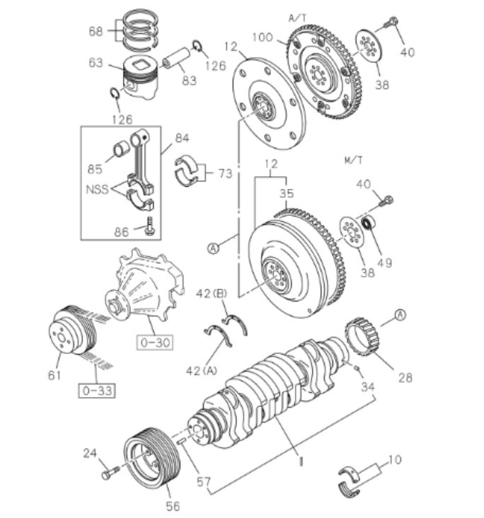 Crankshaft For Isuzu NPR NPR - HD NQR NRR 4HK1 5.2L 4HE1 4.8L 1998 - 2010 - GoTrucky