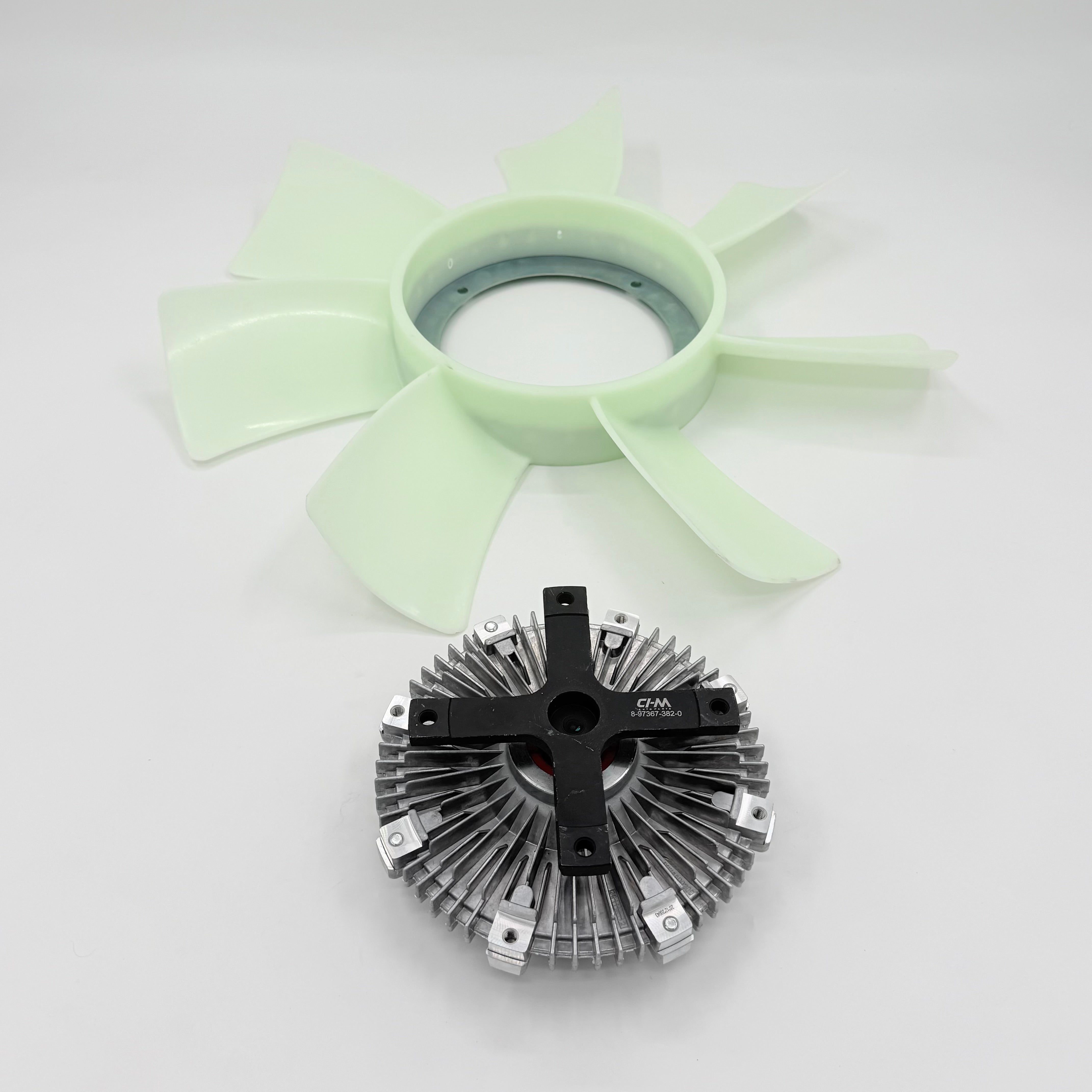 Fan Clutch + Fan Blade for ISUZU NRR NPR NPR-HD NQR 4HK1 5.2L 04-07 - GoTrucky