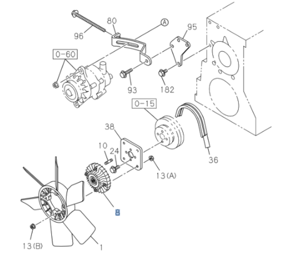 Fan Clutch For ISUZU NPR NPR - HD NQR 4HE1 4.8L 98 - 04 - GoTrucky