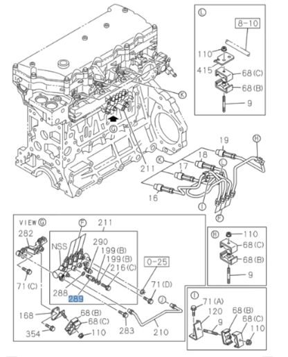 Fuel Pressure Limiter Valve For ISUZU NRR NPR NPR - HD NQR 4HK1 5.2L 04 - 07 - GoTrucky