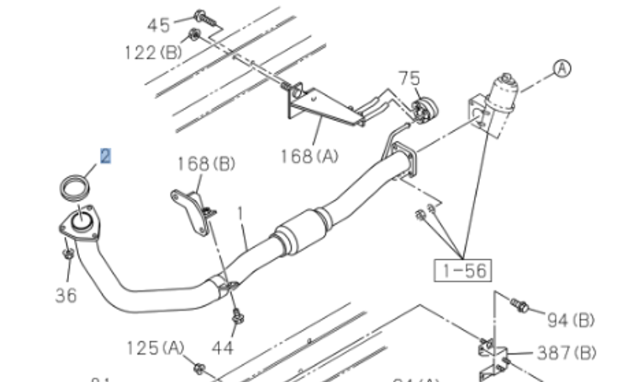 Gasket Pipe Manifold For Isuzu NQR NPR - HD 4HE1 4HK1 5.2L 1998 - 2010 - GoTrucky