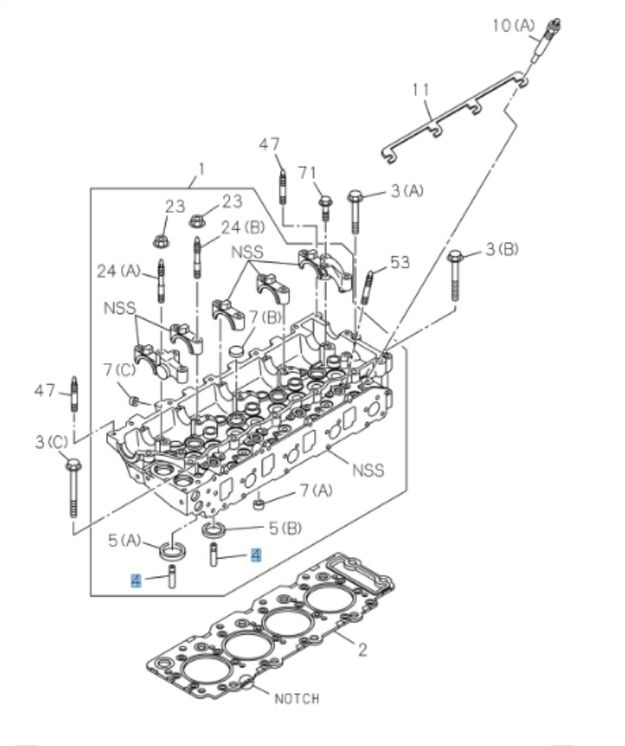 Guide Valve For Isuzu NRR NPR NPR - HD NQR FVR FTR 6HH1 4HG1 4HF1 4HE1 4.8L 98 - 04 - GoTrucky