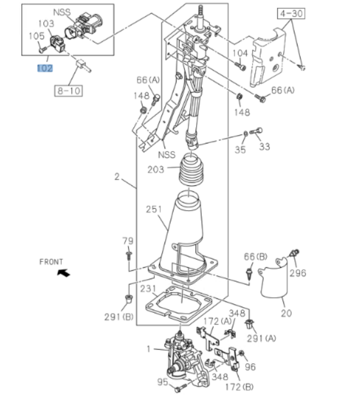 Ignition Switch Steering Lock Assembly For Isuzu NPR NPR - HD NQR NRR 4JJ1 3.0L 4HK1 5.2L 07 - 16 - GoTrucky