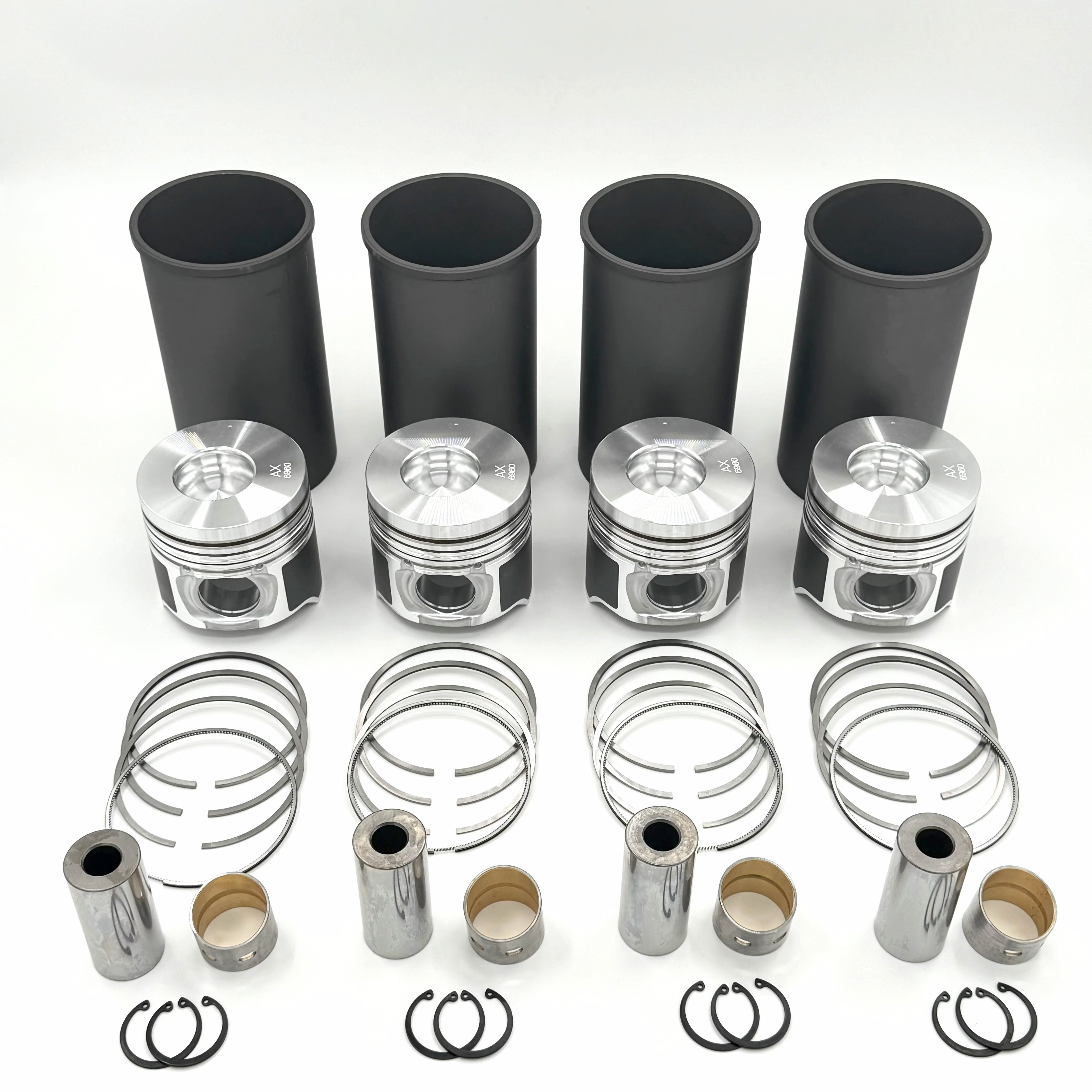 Liner Piston Kit (For 4 Cylinders) For Isuzu NPR NPR - HD NQR 4HE1 4.8L 98 - 2004 - GoTrucky