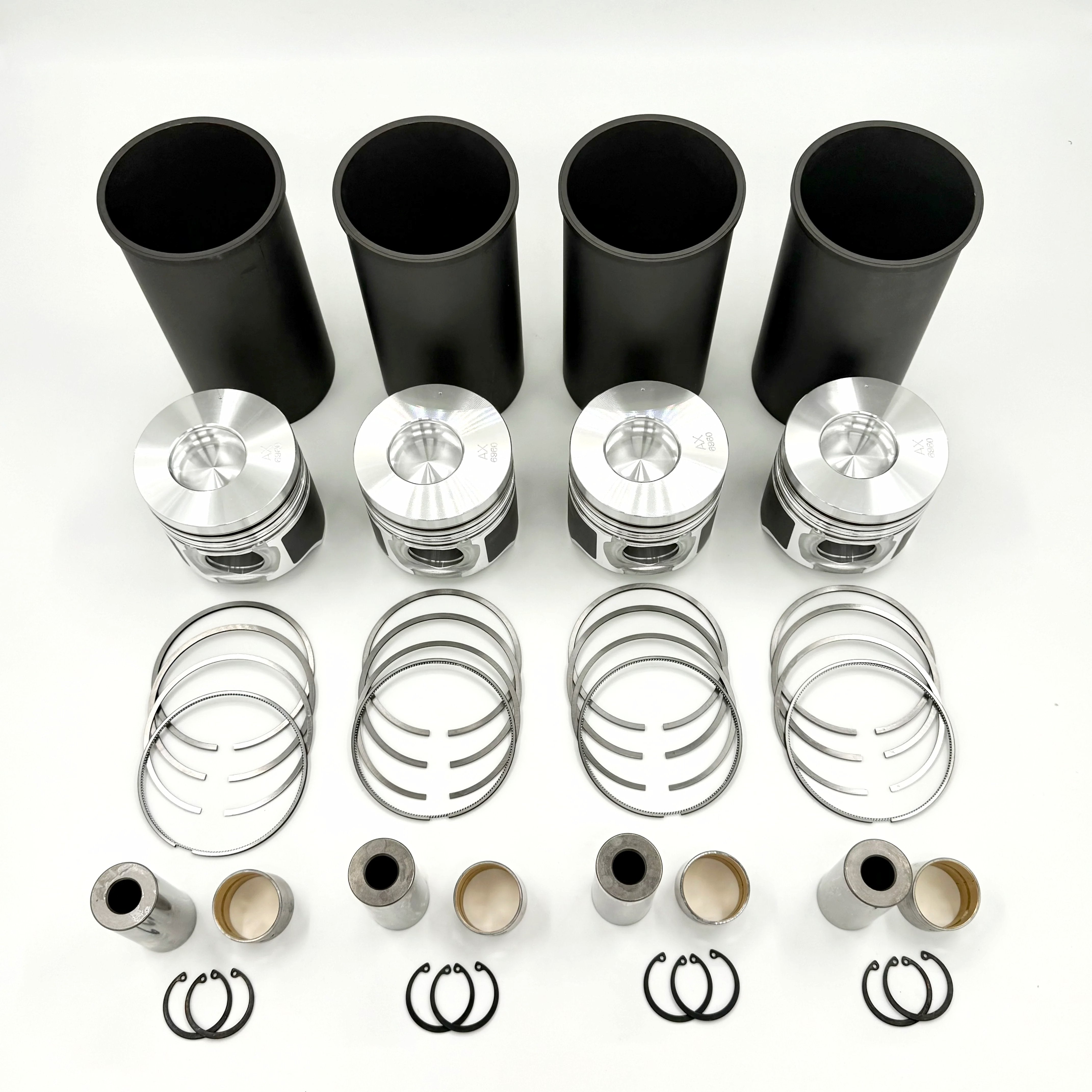 Liner Piston Kit (For 4 Cylinders) For Isuzu NPR NPR - HD NQR 4HE1 4.8L 98 - 2004 - GoTrucky