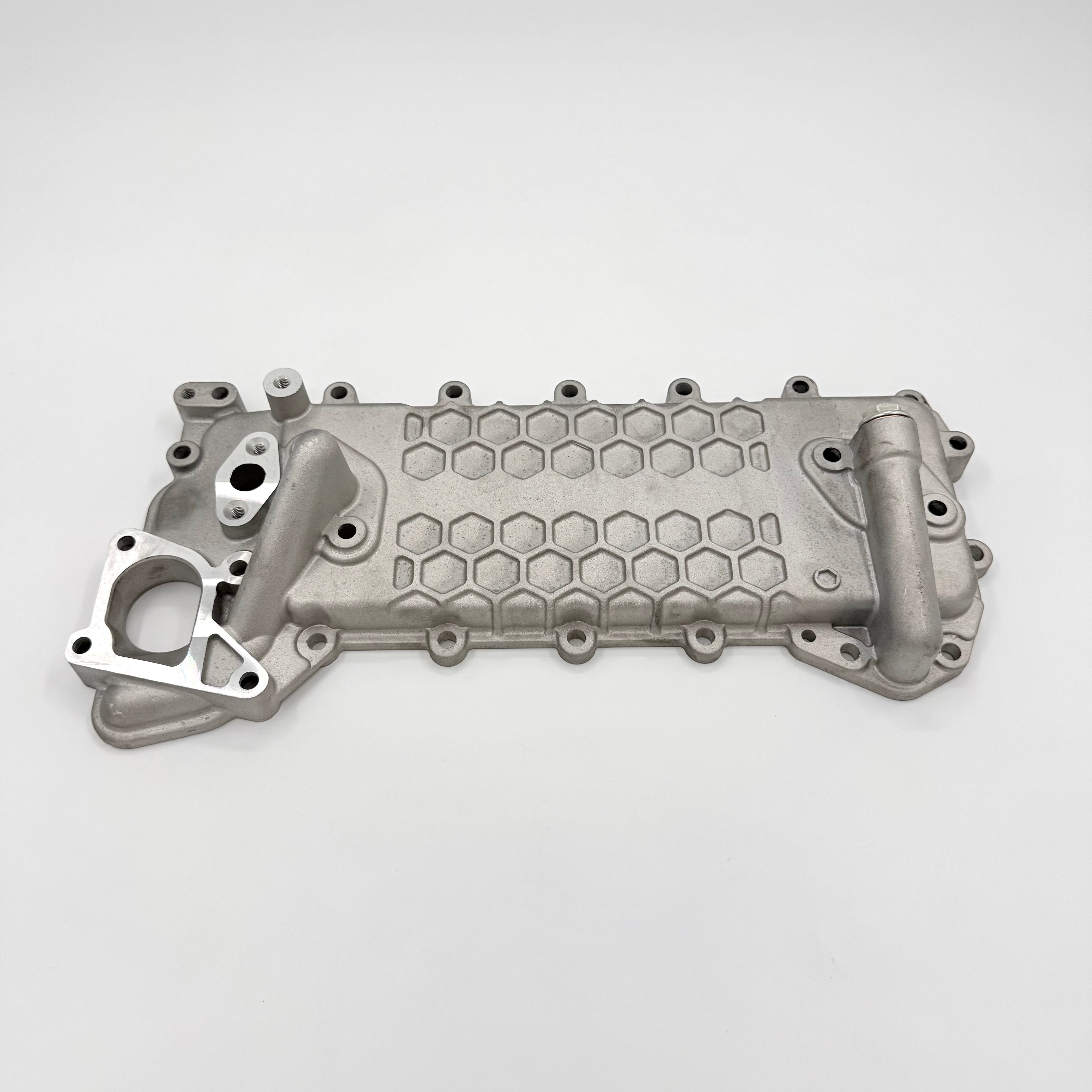 Oil Cooler Cover + Gaskets For Isuzu NRR NQR NPR-HD NPR 4HE1 4.8L 1998-2004 - GoTrucky
