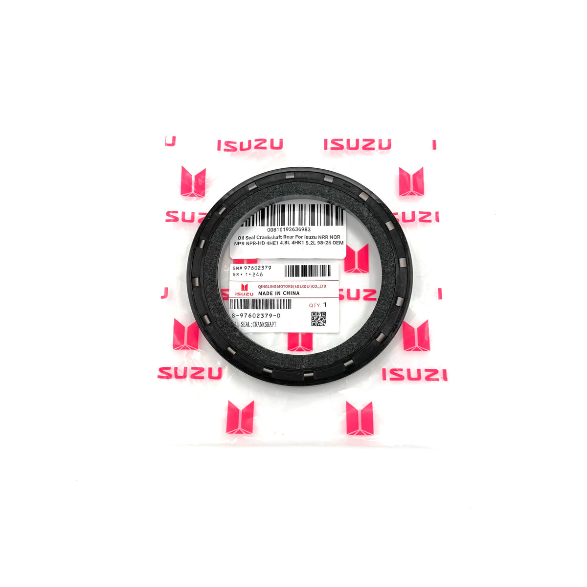 Oil Seal Crankshaft Rear For Isuzu NRR NQR NPR NPR-HD 4HE1 4.8L 4HK1 5.2L 98-25 OEM - GoTrucky