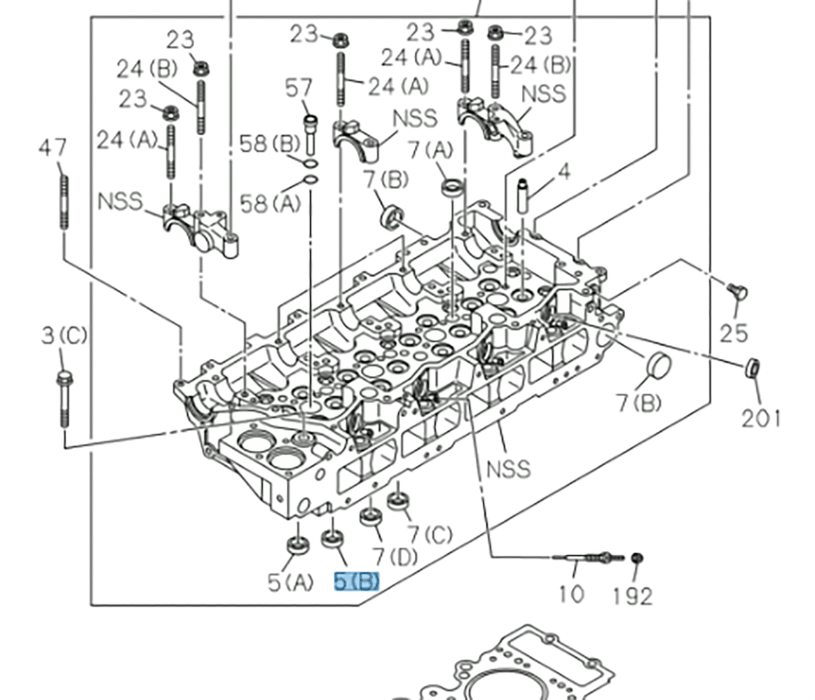 Seat Valve Insert Exhaust For Isuzu NRR NQR NPR-HD FTR 4HK1 5.2L 6HK1 7.8L 2004-2024 OEM - GoTrucky
