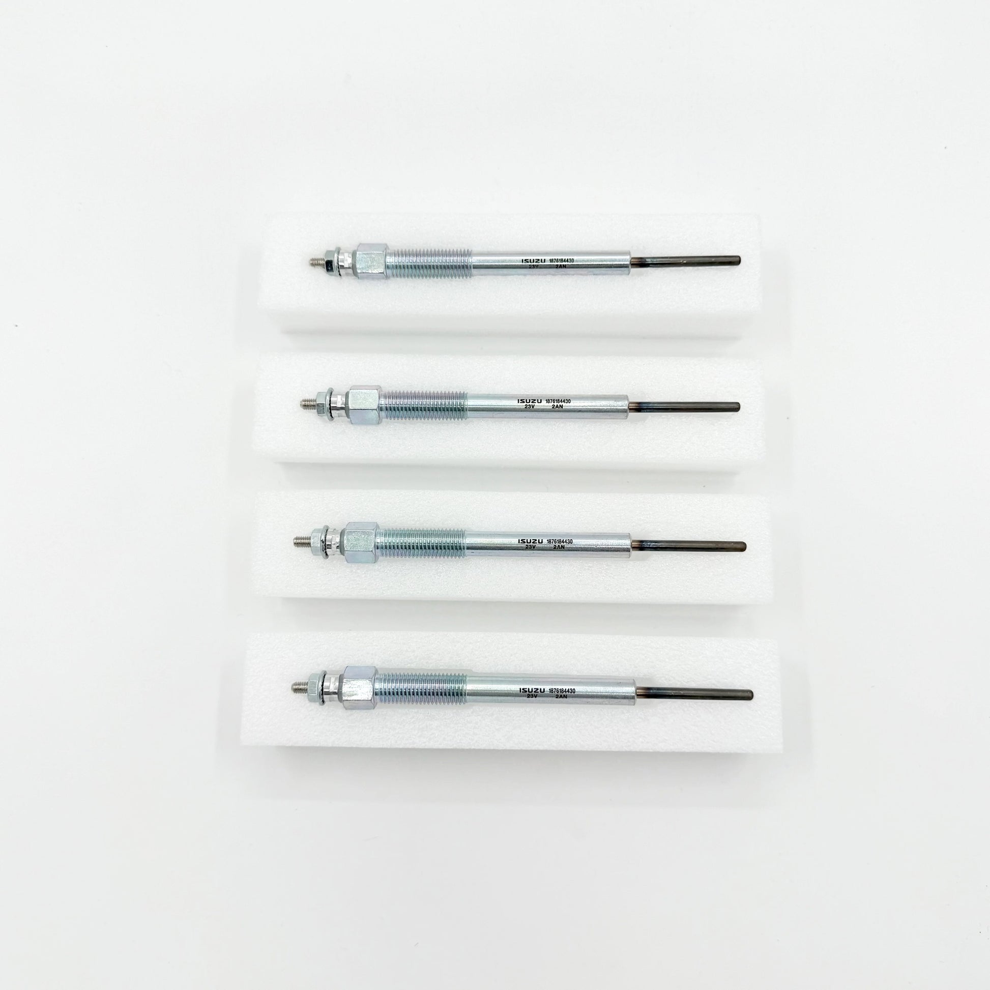 Set of 4 Glow Plug For ISUZU NQR NPR - HD NPR FXR FVR 4HK1 5.2L 6HK1 7.8L 2005 - 2015 OEM - GoTrucky