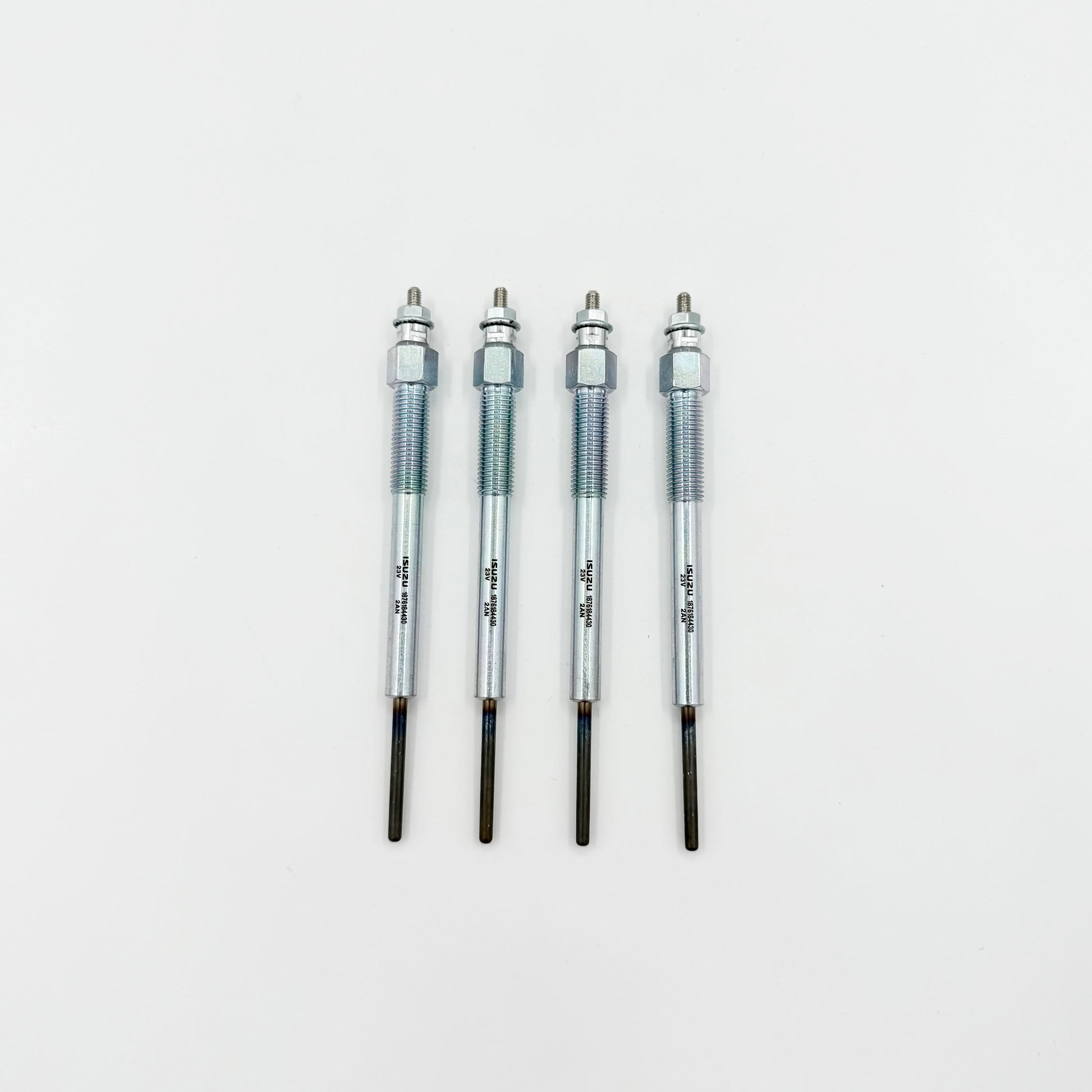 Set of 4 Glow Plug For ISUZU NQR NPR - HD NPR FXR FVR 4HK1 5.2L 6HK1 7.8L 2005 - 2015 OEM - GoTrucky