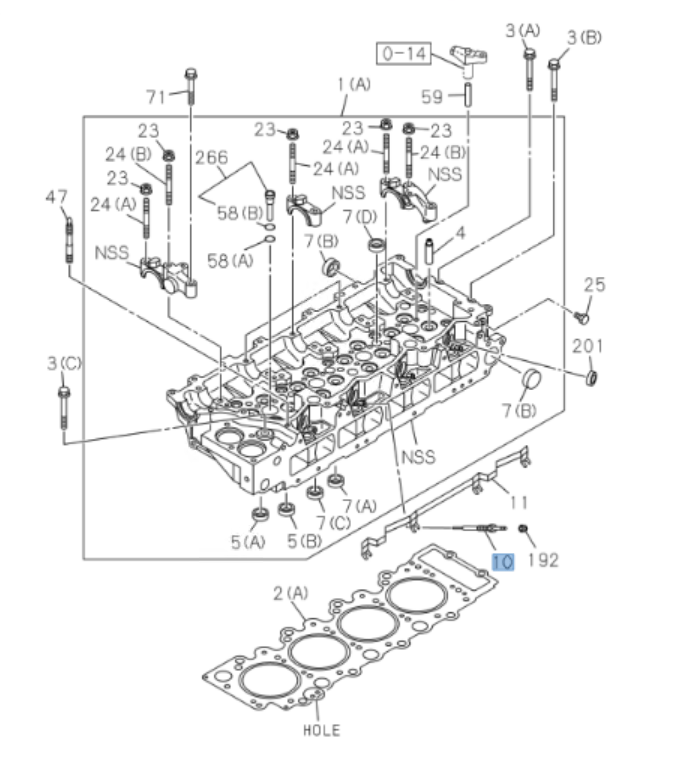 Set of 4 Glow Plug For ISUZU NQR NPR - HD NPR FXR FVR 4HK1 5.2L 6HK1 7.8L 2005 - 2015 OEM - GoTrucky