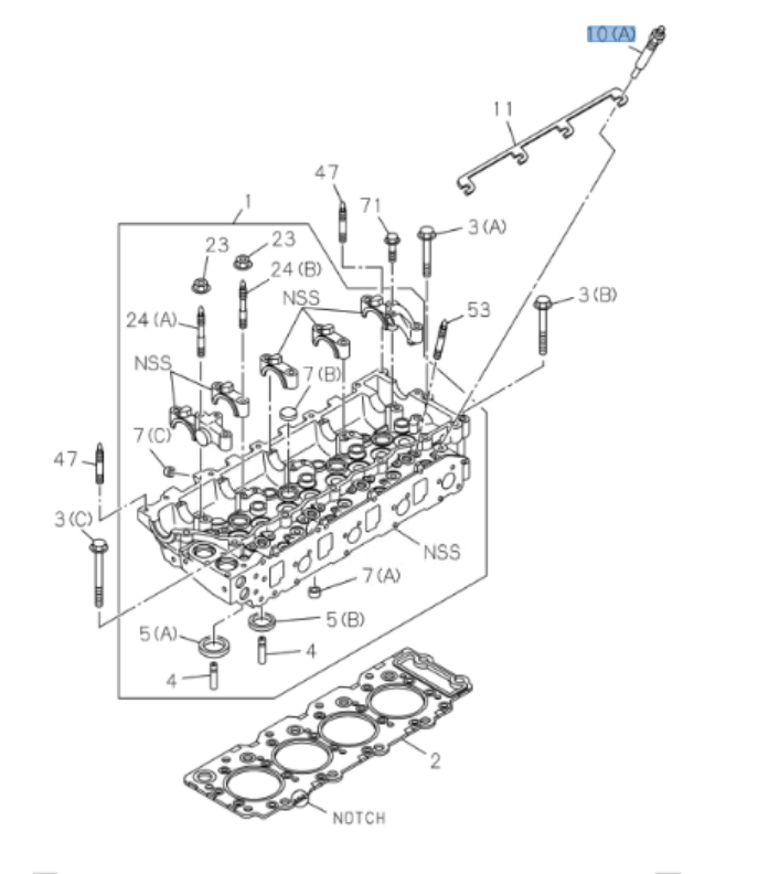Set of 4 Glow Plug For ISUZU NQR NPR NPR - HD 4HE1 4.8L 4JB1 3.9L 86 - 04 OEM - GoTrucky