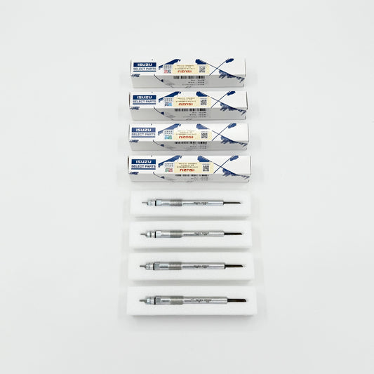 Set of 4 Glow Plug For ISUZU NQR NPR NPR - HD 4HE1 4.8L 4JB1 3.9L 86 - 04 OEM - GoTrucky