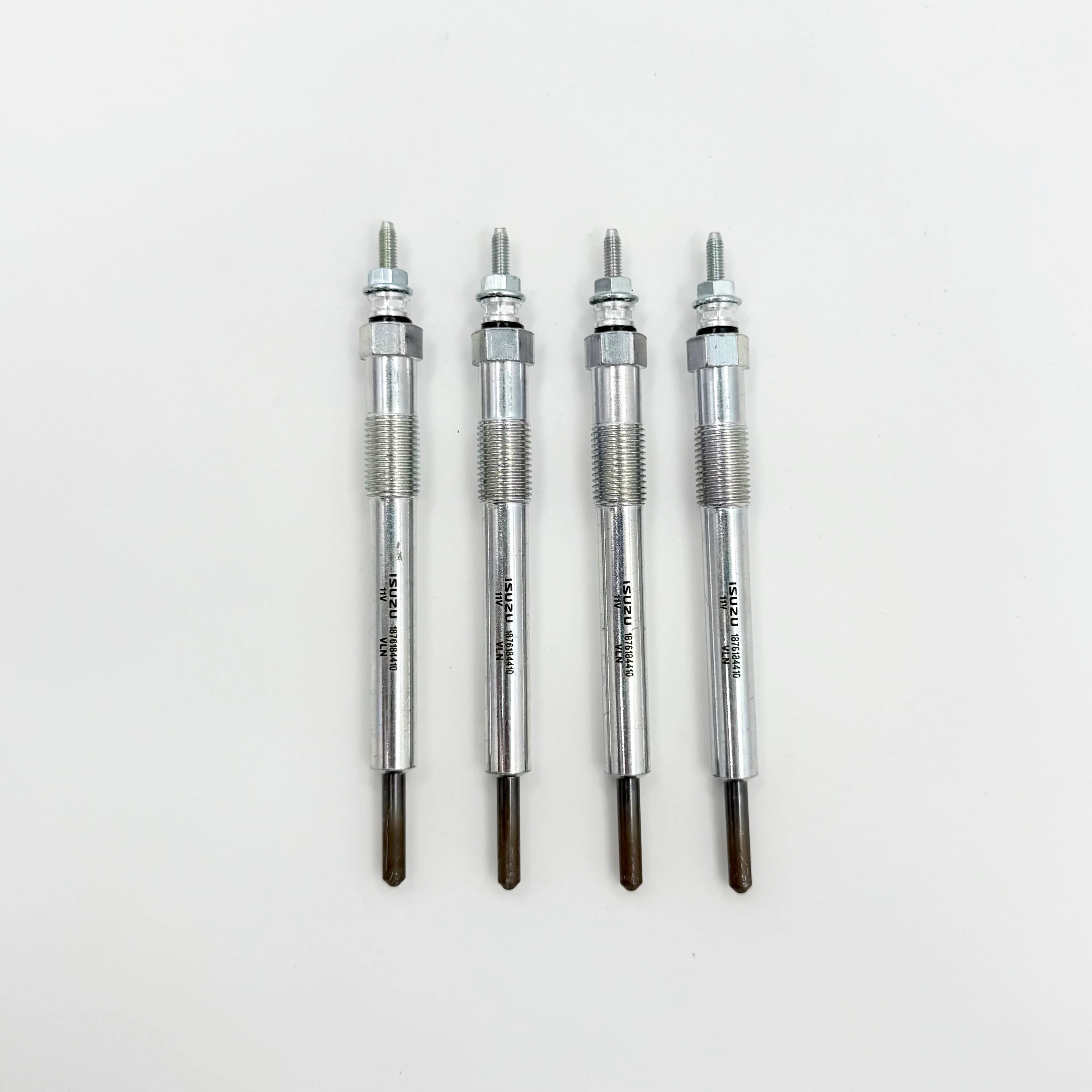 Set of 4 Glow Plug For ISUZU NQR NPR NPR - HD 4HE1 4.8L 4JB1 3.9L 86 - 04 OEM - GoTrucky