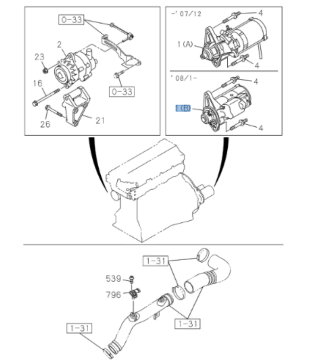 Starter For ISUZU NPR NPR - HD NQR NRR 5.2L 4HK1 12V 3kW M/T 08 - 13 - GoTrucky