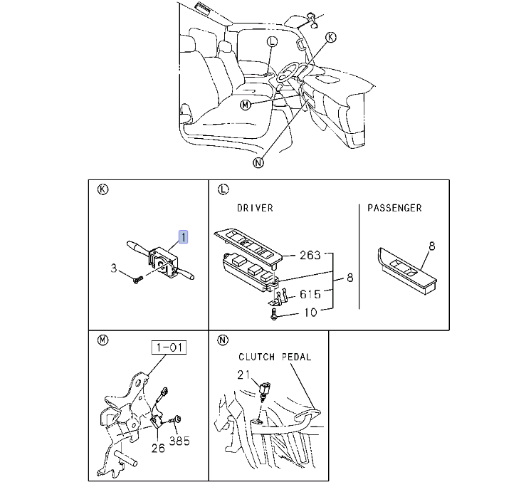 Switch Turn Signal Wiper Light Control for ISUZU NQR NRR NPR - HD NPR 98 - 09 - GoTrucky