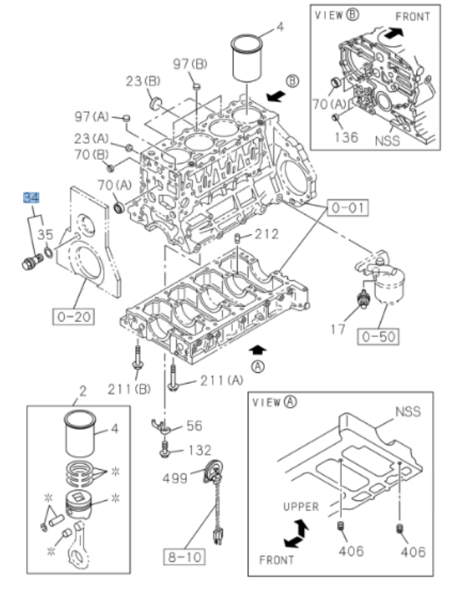 Valve Bypass Oil Relief for ISUZU NPR NPR - HD NQR 4HK1 5.2L 07 - 24 OEM - GoTrucky
