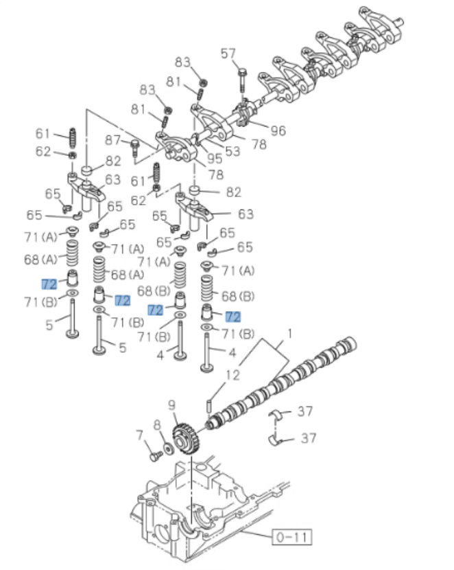 Valve Oil Seal For Isuzu NRR NQR NPR - HD NPR 4HK1 5.2L 04 - 10 - GoTrucky