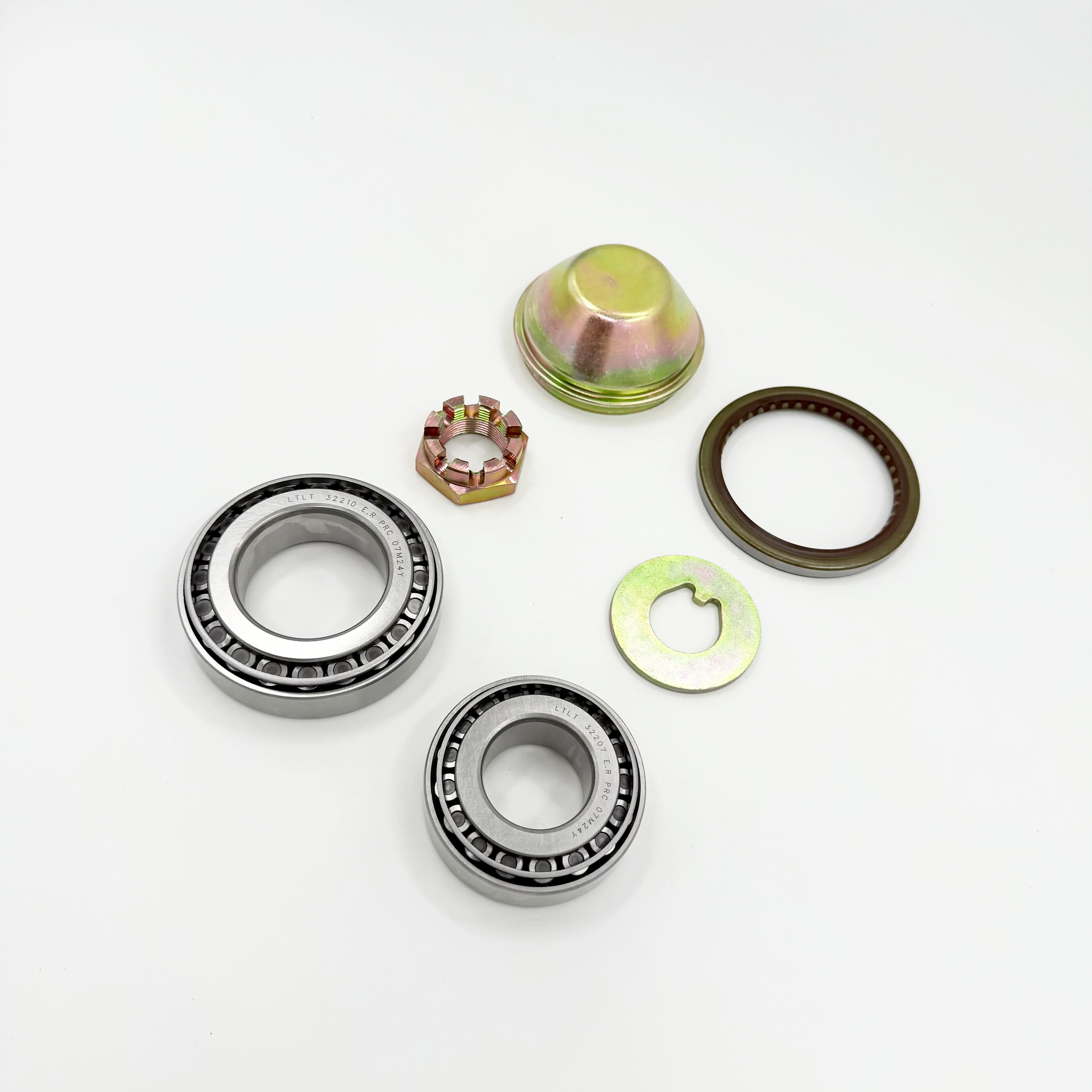 Wheel Hub Front 2x Bearing + Seal + Cap + Nut + Washer for ISUZU NPR NQR 95 - 24 - GoTrucky