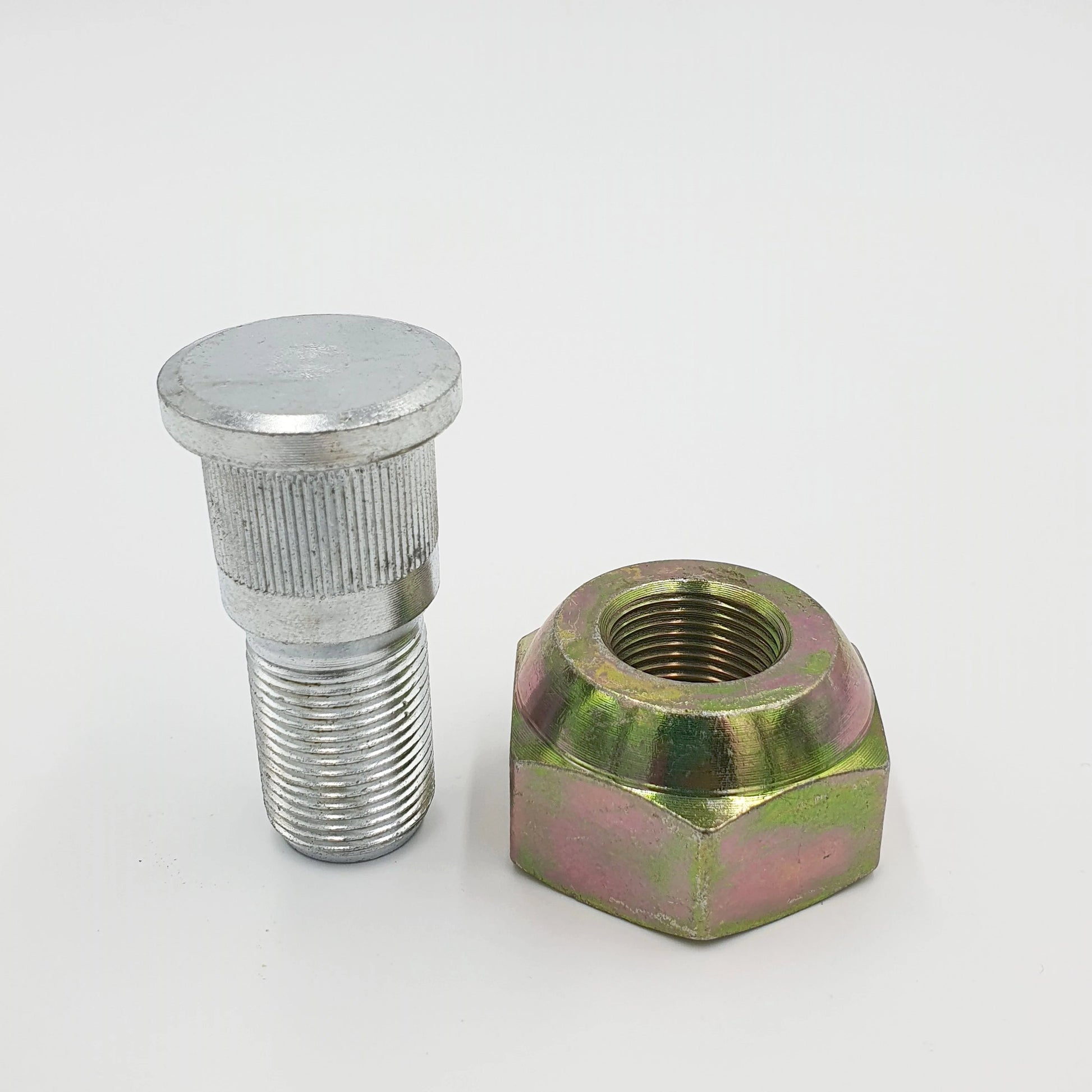 Wheel Stud + Nut Front Right Passenger Side For ISUZU NPR NQR NPR - HD NRR 98 - 25 - GoTrucky