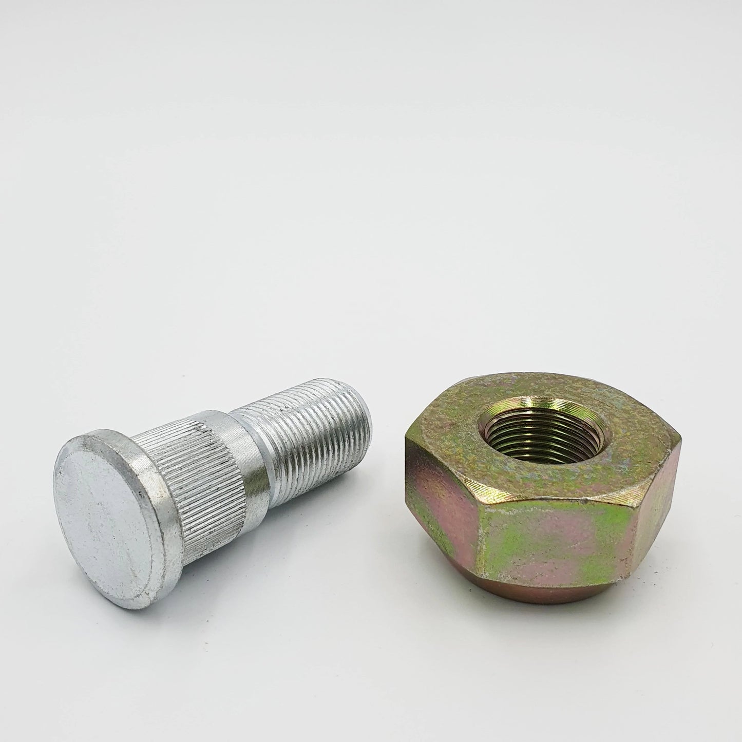 Wheel Stud + Nut Front Right Passenger Side For ISUZU NPR NQR NPR - HD NRR 98 - 25 - GoTrucky