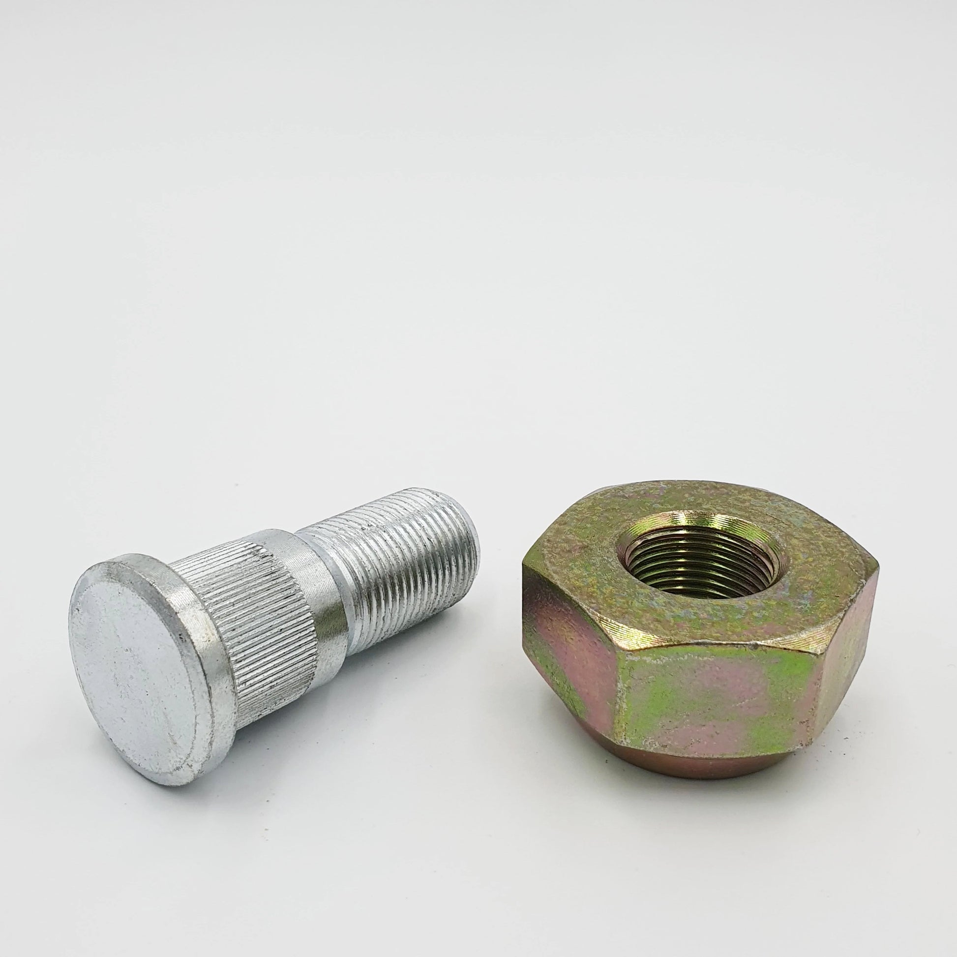 Wheel Stud + Nut Front Right Passenger Side For ISUZU NPR NQR NPR - HD NRR 98 - 25 - GoTrucky